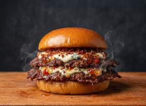 Smash Burger Gorgonzola e Geleia 2.0