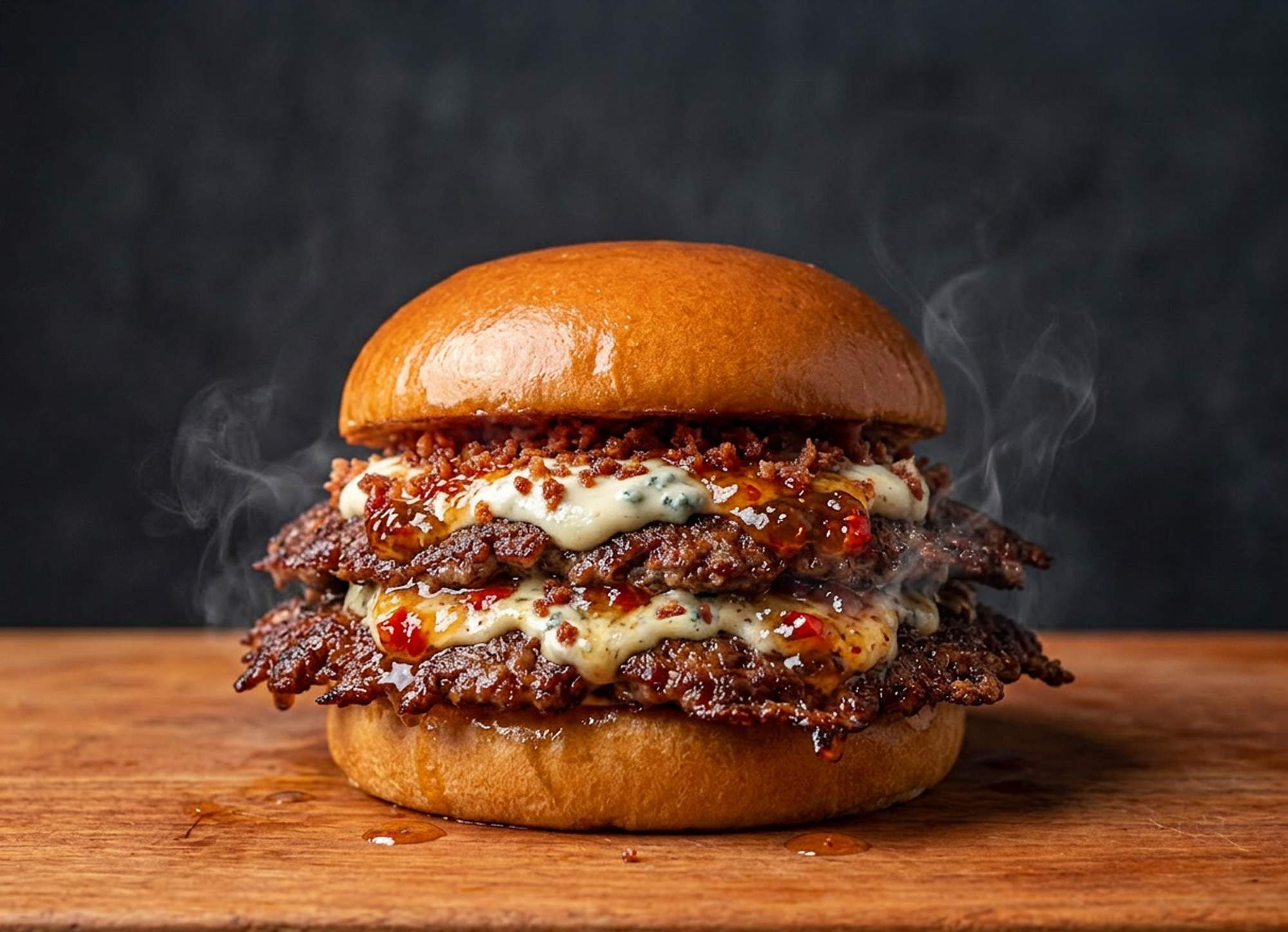 Smash Burger Gorgonzola e Geleia 2.0