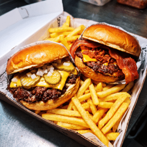 BOX DOUBLE 2 Smashes Burgers + Fritas