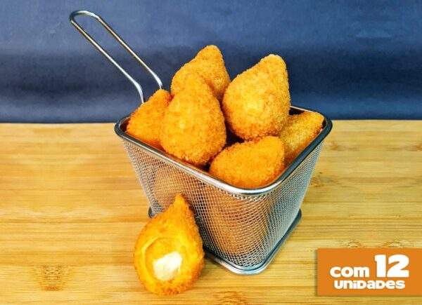 Coxinha Croc de Frango com Requeijão 12 unidades