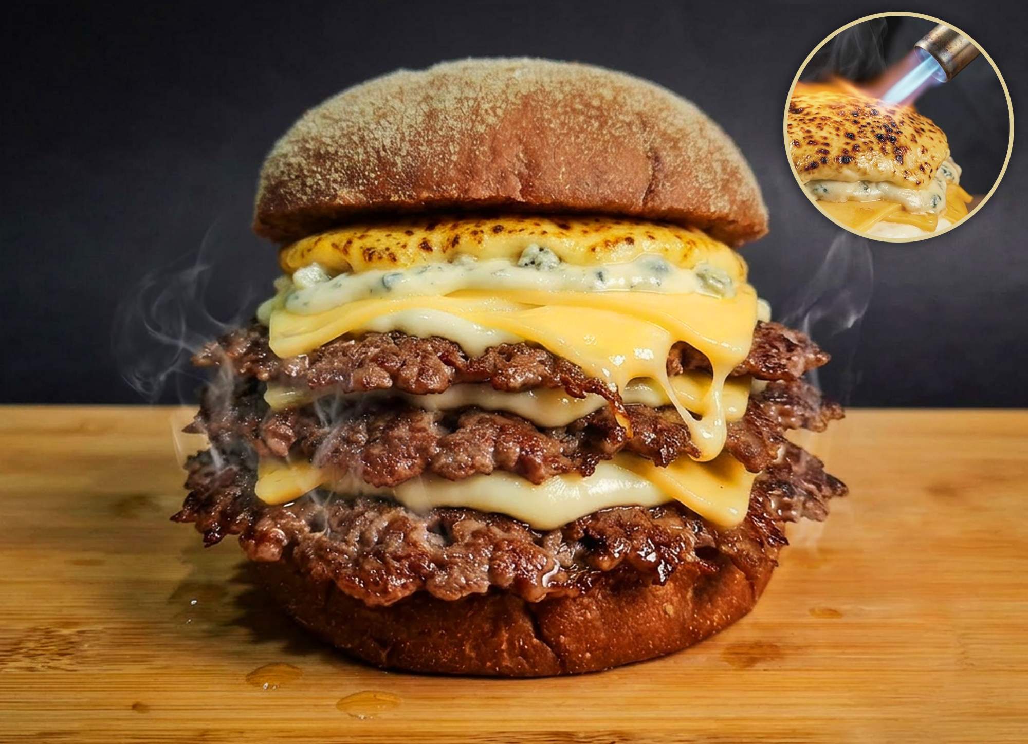 Smash Burger 4 Queijos 3.0