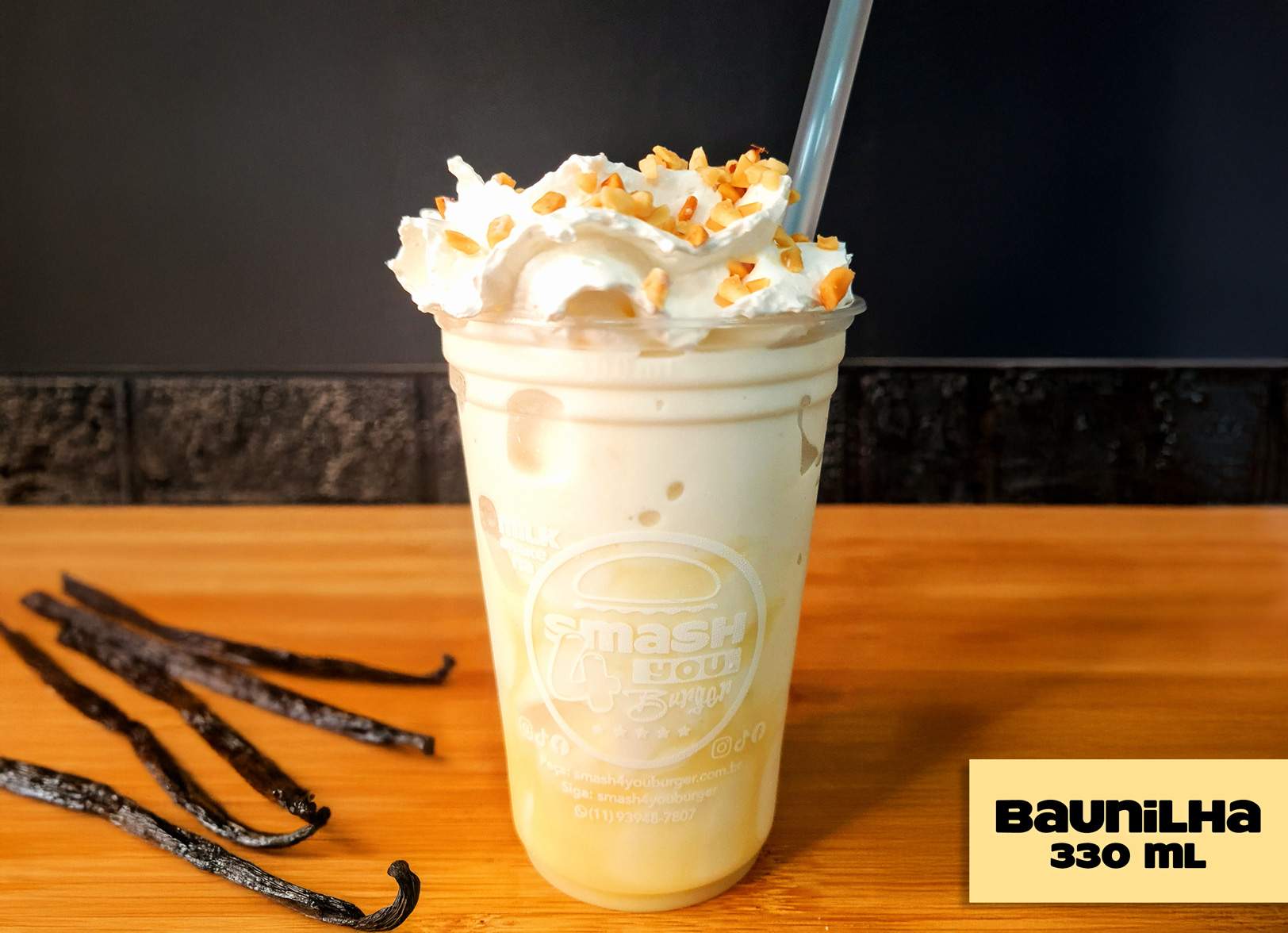 Smash-Shake de Baunilha